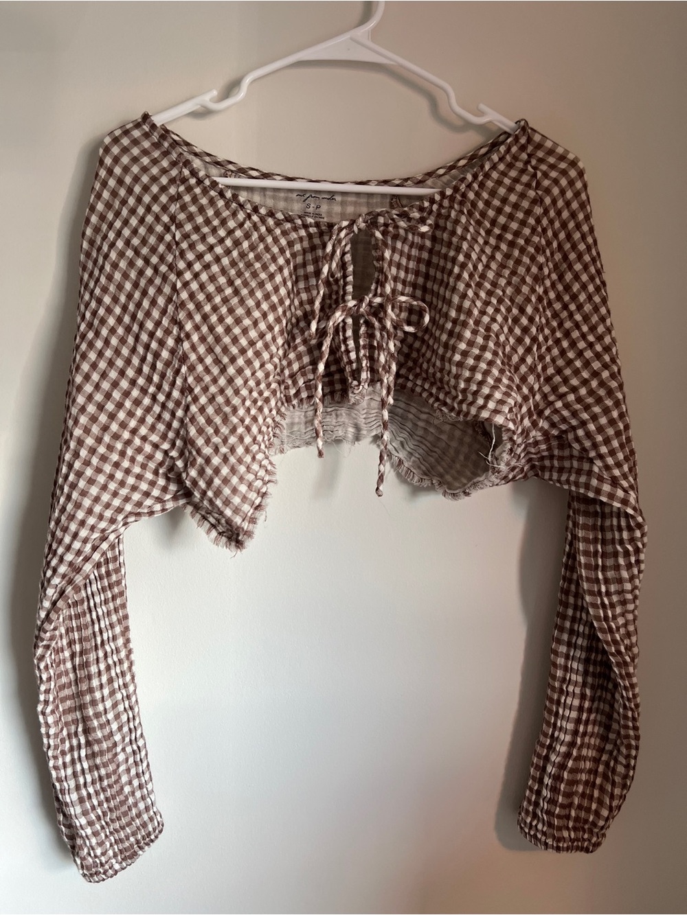 Urban Outfitters Out From Under Alice Tie-Front Top